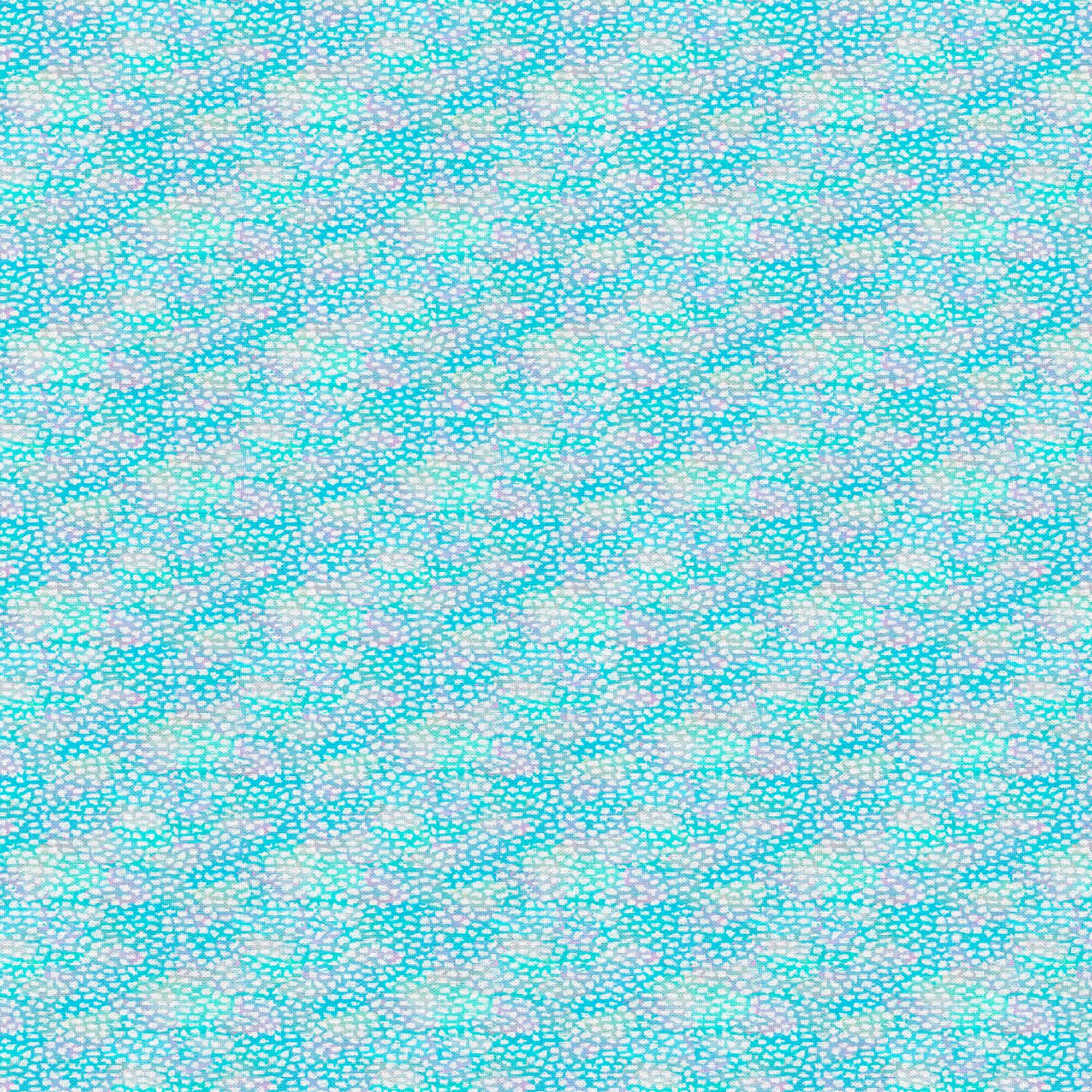 Fabric Editions Turquoise Abstract Dot Cotton Fabric
